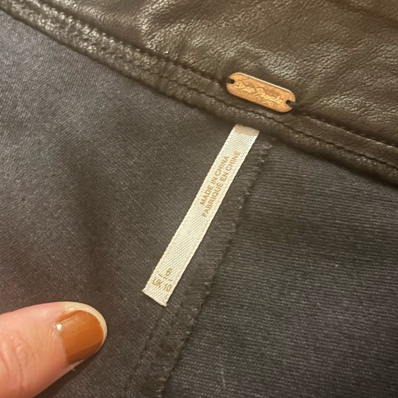 Final price ✨NWT We the free vegan leather pants - Picture 6 of 6